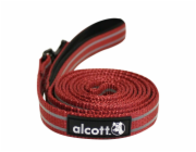 Alcott Reflexní vodítko pro psy, červené, velikost S