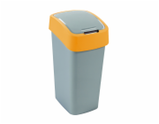 CURVER Flip Bin Odpadkový koš Stříbrná/žlutá 45l
