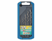Wolfcraft Sada 5ks spirálové vrtáky do kovu HSS S=6-kt.o2-6mm 7121000