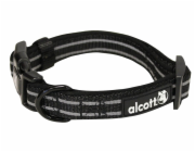 Alcott reflexní obojek pro psy, Adventure, černý, velikost L