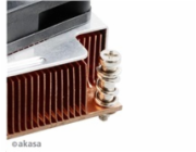AKASA chladič CPU AK-CC6502BT01 pro Intel LGA 2011, měděné jádro, 70mm PWM ventilátor, pro 2U skříně