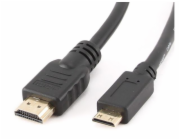 Gembird kábel HDMI (M) na mini HDMI (M) s Ethernetom, High speed, 3m, čierny