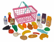 Nákupní košík + potraviny ze supermarketu 25 ks