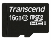 Transcend microSDHC 16GB Class 10 + SD-adapter