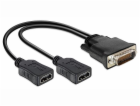 Delock - Video adaptér - HDMI se zdířkami (female) do DMS...