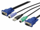 Digitus KVM adaptérový kabel PS/2 pro konzole Digitus KVM