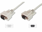 Digitus sériový kabel prodlužovací DB9 M/F 10m, lisovaný,...