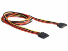 Delock SATA 15-pin - SATA 15-pin, 1m, vícebarevný (60133)