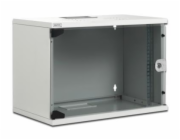 Digitus 7U nástěnná skříň SOHO 370x540x400 mm plné skleněné přední dveře šedá DN-19 07U-S-1 Digitus 7U nástěnná skříň, SOHO, nesmontovaná 370x540x400 mm, plné skleněné přední dveře, šedá