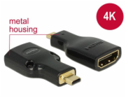 DeLOCK micro HDMI-D samec > HDMI-A samice 4K, adaptér