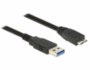 Delock - Kabel USB - USB typ A (M) do Micro-USB Type B (M) - USB 3.0 - 1.5 m - černá