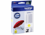 BROTHER INK LC-225XLY žlutý inkoust (až 1200 stran A4 dle ISO 24711)