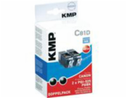 KMP C81 cartridge cerna kompatibilni s PGI-525 PGBK