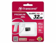 Transcend 32GB microSDHC UHS-I (Class 10) paměťová karta (bez adaptéru)