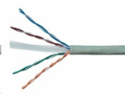 UTP kabel PlanetElite, Cat6, drát, PVC, Dca, šedý, 305m
