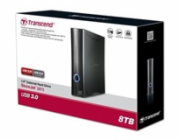 TRANSCEND 8TB StoreJet 35T3, 3.5", USB 3.0 (USB 3.1 Gen 1), Externí hard disk, černý