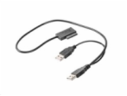 GEMBIRD externí adaptér USB na Slim SATA SSD, DVD