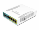 MikroTik RouterBOARD hEX PoE, 800MHz CPU, 128MB RAM, 5xGL...