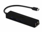 i-tec USB-C 3.1 Slim 3-portový HUB + RJ-45