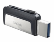 Sandisk Ultra Dual Drive USB Type-C USB paměť 128 GB USB Type-A / USB Type-C 3.2 Gen 1 (3.1 Gen 1) Černá, Stříbrná