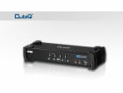Aten CS-1764A DataSwitch elektronický 4:1 (kláv.,DVI,myš,...