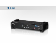 ATEN 4-port DVI KVMP USB, 2port USB HUB, audio, 1.2m kabely