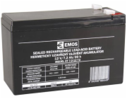 EMOS SLA 12V 7,2Ah ,3 1201002800 Emos baterie SLA 12V / 7.2 Ah, Faston 6.3 (250)