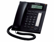 Panasonic KX-TS880FXB - jednolinkový telefon, černý