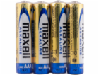 Baterie AAA (R03) alkalická MAXELL 4ks / shrink