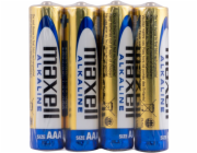 Baterie AAA (R03) alkalická MAXELL 4ks / shrink