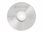 Disky VERBATIM DVD-RW 4,7GB 4X 5 ks.
