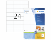 Herma Labels 70x37 white 10 Sheets DIN A4 240 pcs. 8644