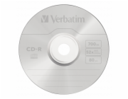 1x25 Verbatim Data Life Plus CD-R 80, 52x Speed, Spindel