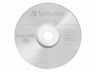 1x5 Verbatim DVD+RW 4,7GB 4x Speed, mat. strib. Jewel obal