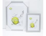 Deknudt S66KD1 P1          13x18 drevo stribrna s Passepartout