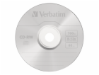 1x10 Verbatim CD-RW 80 / 700MB 8x - 12x Speed, Jewel Case