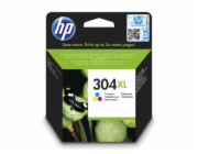 HP 304XL Tri-color Original Ink Cartridge,N9K07AE