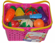 Nákupní košík + zelenina 28 ks