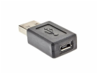 PremiumCord USB redukce micro USB B/Female - USB A/Male