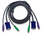 ATEN sdružený prodlužovací kabel 3m, PS/2