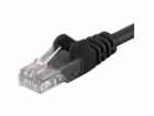 PREMIUMCORD Patch kabel UTP RJ45-RJ45 CAT5e 0.25m černá