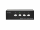 Digitus VGA přepínač, 4 vstupy, 1 výstup 250MHz, vč. napá...