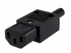 PREMIUMCORD Konektor napájecí 230V na kabel (samice, IEC ...