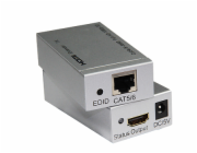 PremiumCord 4K HDMI extender na 60m přes jeden kabel Cat5e/Cat6