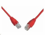 SOLARIX patch kabel CAT5E SFTP PVC 3m červený