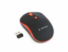 Gembird MUSW-4B-03-R/Cestovní/Optická/1 600 DPI/Bezdrátov...
