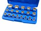 Nástrčné klíče multilock 1/2", sada 19ks, CrV ocel GEKO