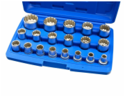 Nástrčné klíče multilock 1/2", sada 19ks, CrV ocel GEKO