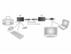 DIGITUS USB Extender, USB 1.1, prez Cat 5, 5e nebo Cat 6 ...