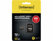 Intenso microSDXC           64GB Class 10 UHS-I Professional